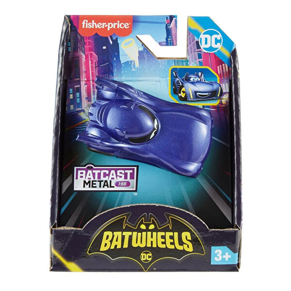 Fisher Price Dc Batwheels 1:55 Ölçekli Arabalar Bam the Batmobile