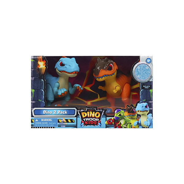 Dino Troops Kids Raptor Megalosaurus İkili Set