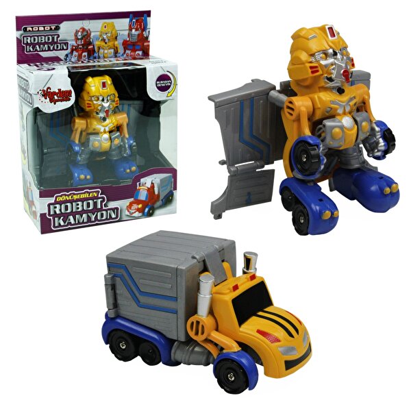 Dönüşebilen Mini Robot Sarı