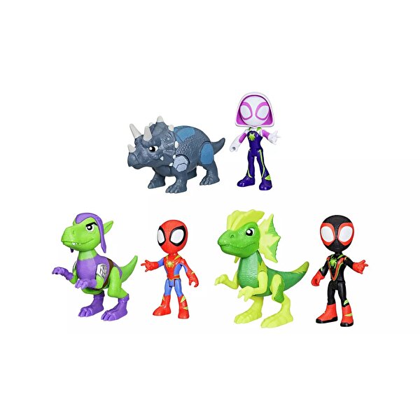 Spidey And His Amazing Friends Miles Spin Morales & Electrosaurus G0121