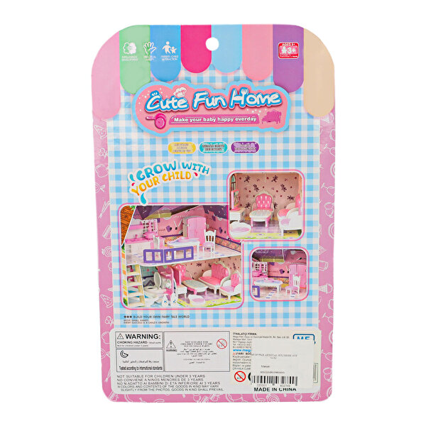 Mini Mutfak Aksesuar Setli Bebek Mor Saçlı