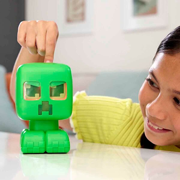 Minecraft Sesli ve Işıklı Evcil Creeper Figürü JGX49
