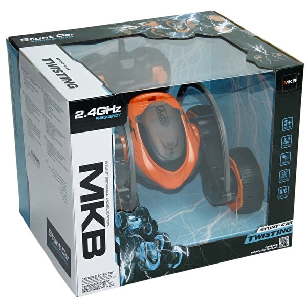 Uzaktan Kumandalı Full Fonksiyon Şarjlı Akrobat Twisting Araba Turuncu