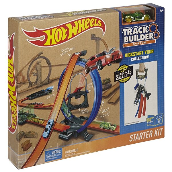 Hot Wheels Track Builder Hızlı Yarış Oyun Seti