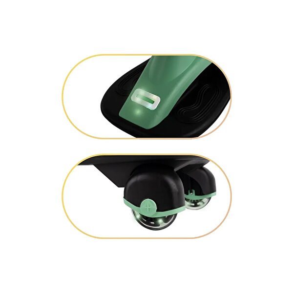 Sesli ve Işıklı Royal Swing Car Yeşil