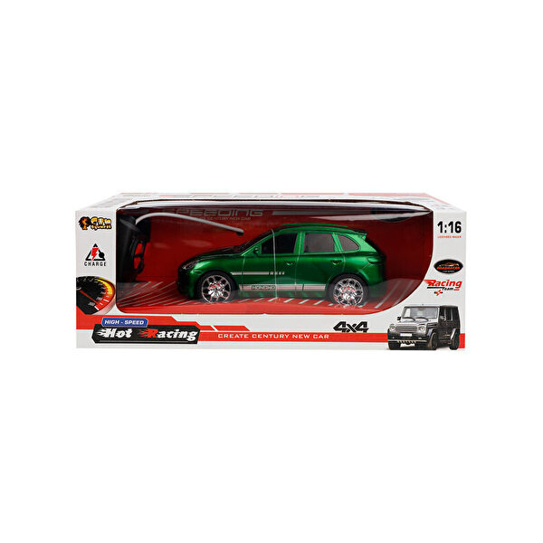 Uzaktan Kumandalı Şarjlı Yeşil Jeep Araba