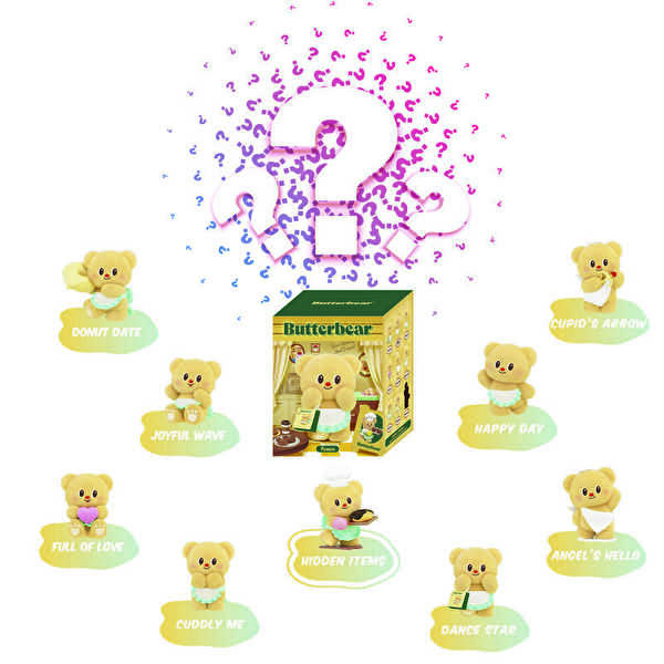 Butterbear Happy Day Serisi Sürpriz Paket Koleksiyon Figürü