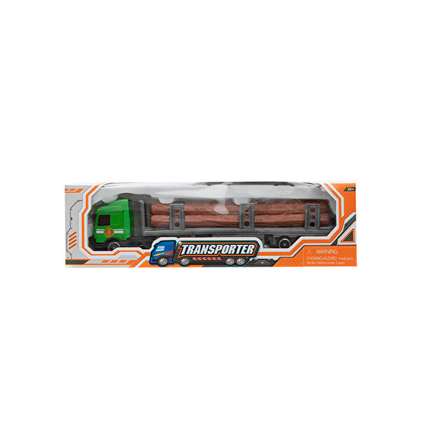 Express Wheels Transporter Die Cast Kereste Kamyon Yeşil