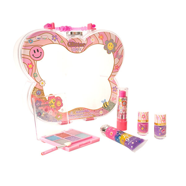 Hot Focus Parıltılı Taşınabilir Kozmetik Seti