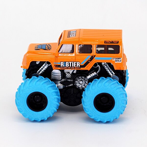 1:36 Ölçekli Sürtmeli Dev Tekerli Araçlar Turuncu Rubtier