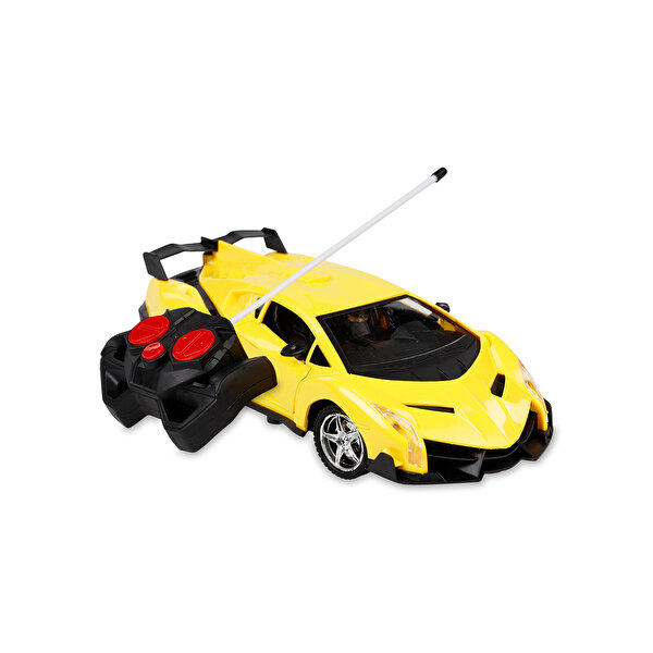 1:18 Şarjlı Uzaktan Kumandalı Araba Sarı