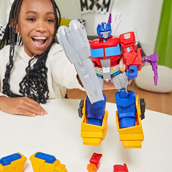 Transformers Mixmashers Deluxe Fi̇gür Optimus Prime