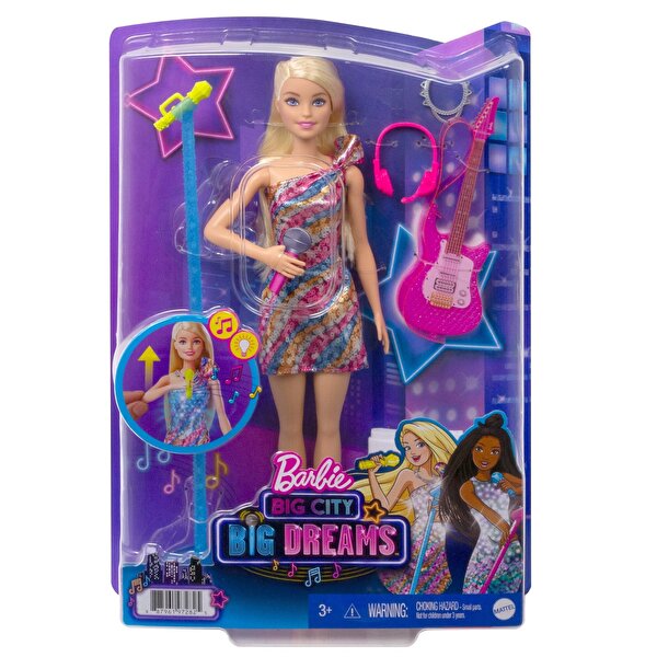 Büyük Şehir Büyük Hayaller Serisi Barbie Malibu Şarkıcı Bebek GYJ23