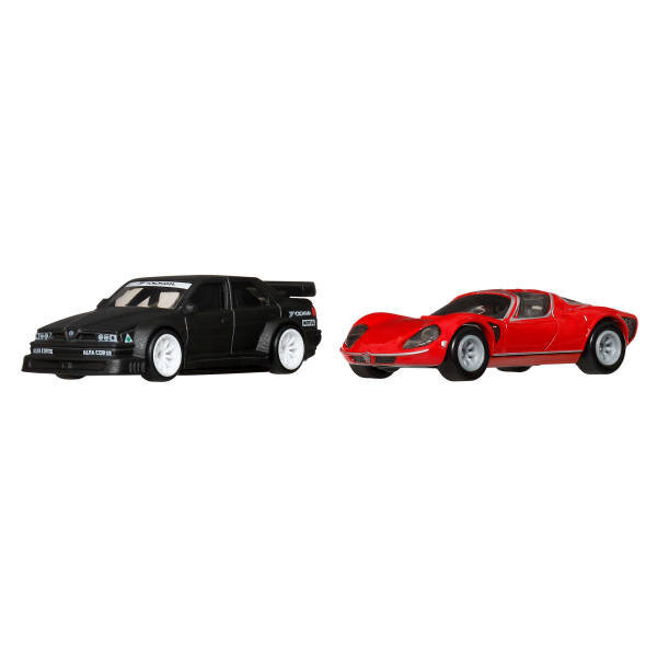 Hot Wheels 2'li̇ Premi̇um Araba Seti Alfa Romeo 155 V6 Ti Ve 69 Alfa Romeo 33 Stradale JBK95
