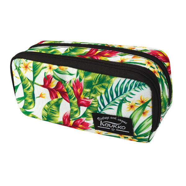 Flowers Çift Bölmeli Kalem Çantası