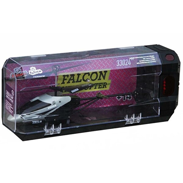 PVC Kutulu 3.5 Ch Büyük Falcon Helikopter Gri
