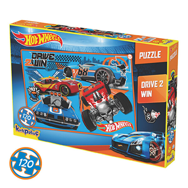 Kırkpabuç Hot Wheels Puzzle 120 Parça