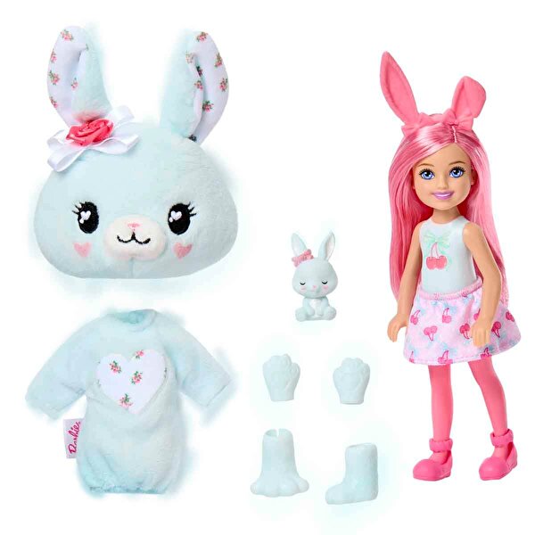Barbie Cutie Reveal Sevimli Ayıcıklar Chelsea Küçük Bebekler ve Aksesuarları JMW63