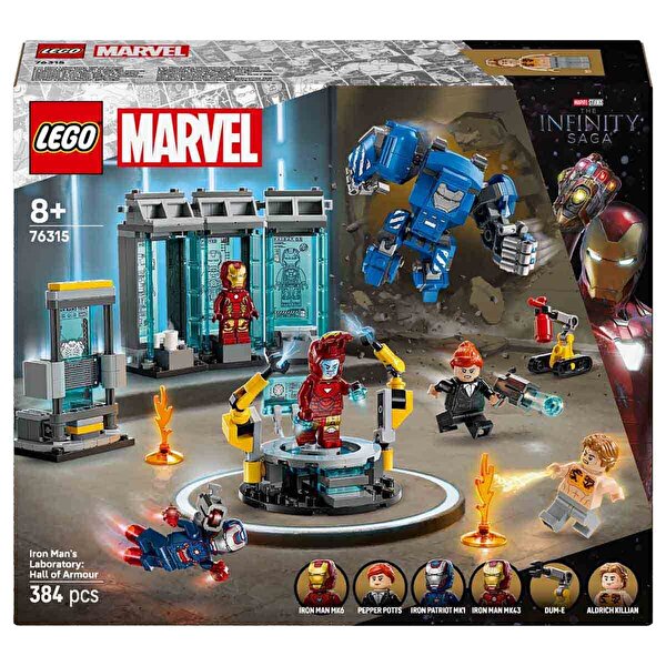 LEGO Marvel Iron Man’in Laboratuvarı: Zırh Salonu 76315