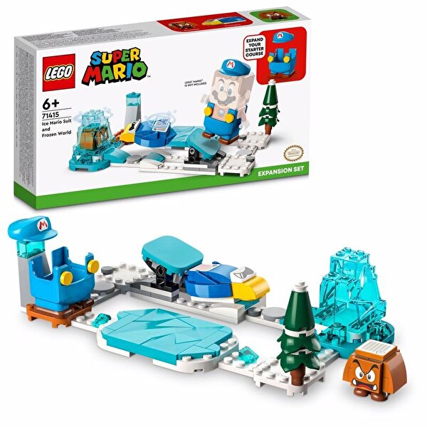 LEGO Super Mario Ice Mario Kostümü ve Frozen World Ek Macera Seti 71415