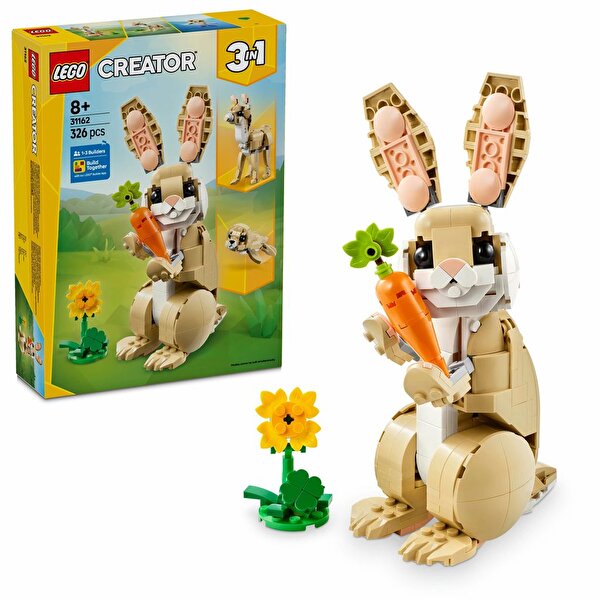 LEGO Creator 3'ü 1 Arada Arada Sevimli Tavşan 31162