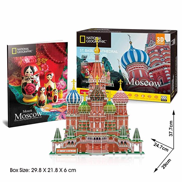 Nessiworld National Geographic 3D Puzzle St. Basil’s Cathedral