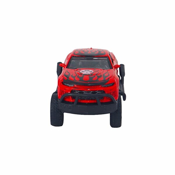 Alev Desenli Çek Bırak Kırmızı