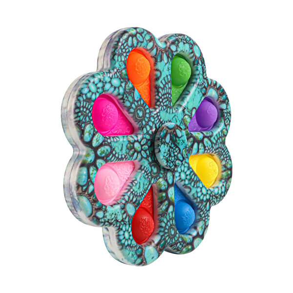 Pop It 8 Parmak Stres Çarkı