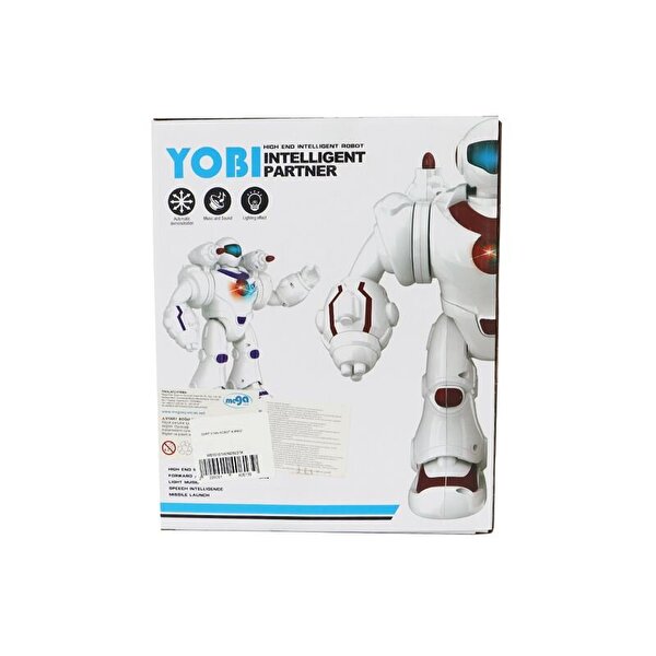 Sesli Ve Işıklı Savaş Robotu Kırmızı