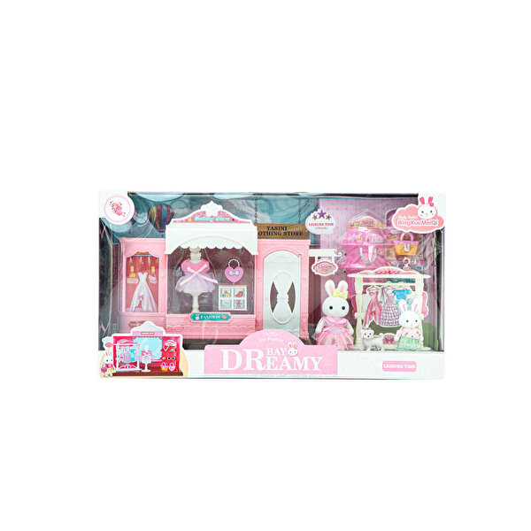 Bay Dreamy Mini Tavşan Moda Dükkanı Oyun Seti