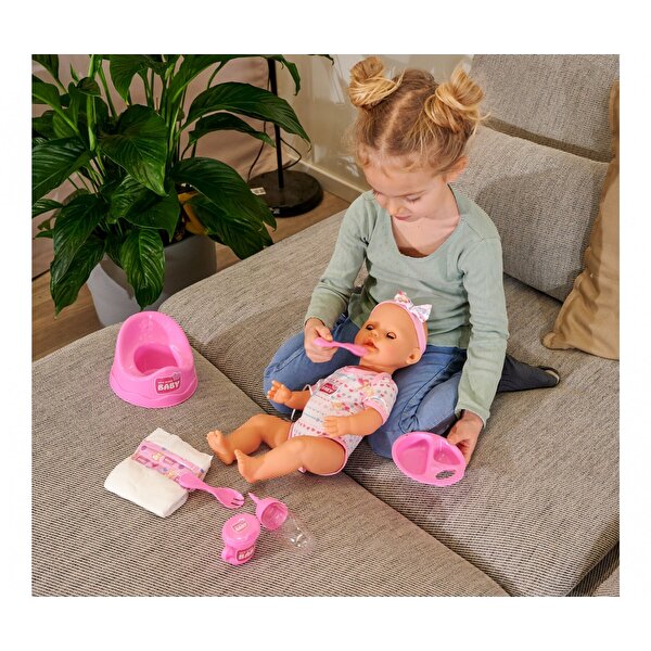 New Born Baby Aksesuarlı Bebek