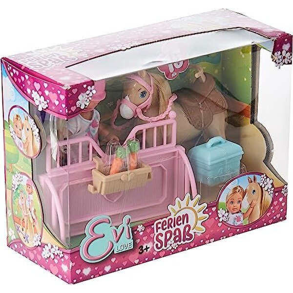 Evi Love Holiday Horse Aksesuarli Mavi̇ Çanta