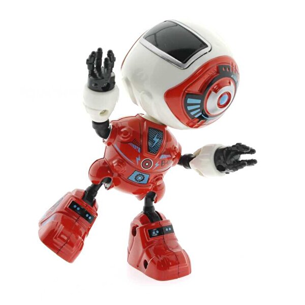 Sesli Işıklı Mini Sevimli Kırmızı Mutlubot