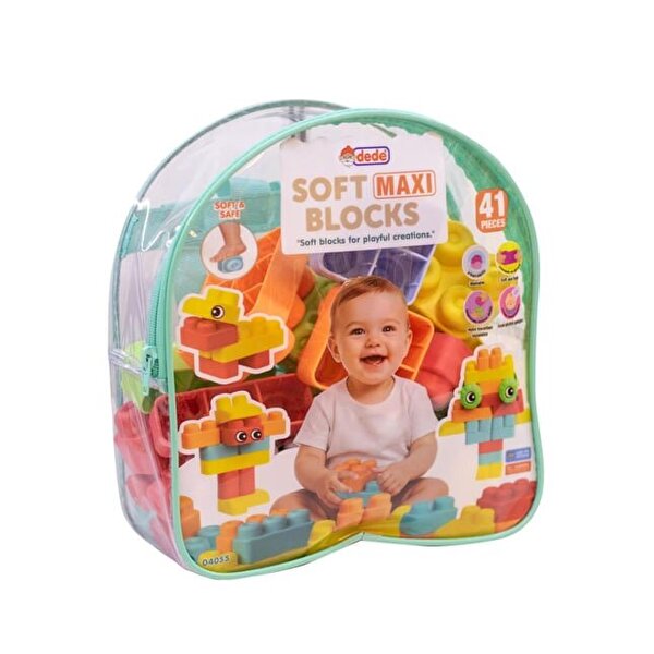 Oyuncak Çantalı Soft Maxi Bloklar 41 Parça