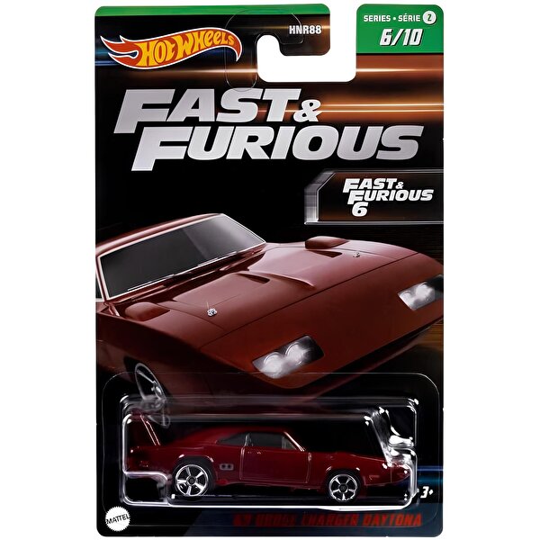 Hot Wheels Fast & Furious Temalı Arabalar 69 Dodge Charger Daytona HNT06