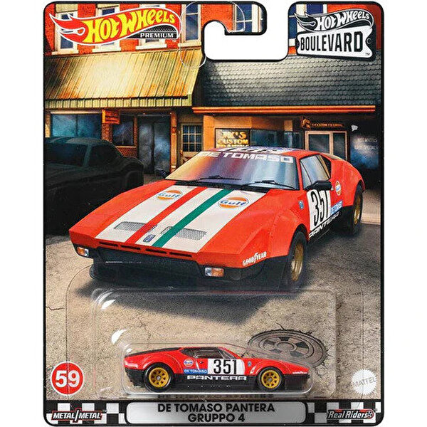 Hot Wheels Boulevard Premium Arabalar De Tomasso Panterra Gruppo 4 HCR04