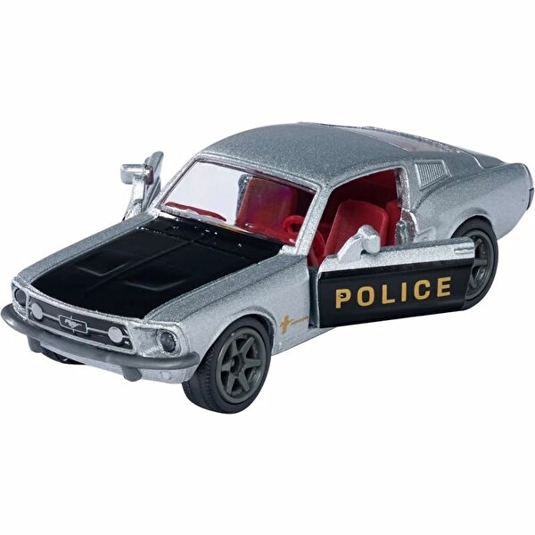Majorette Vintage Deluxe Metal Araba Serisi Ford Mustang Fastback Police