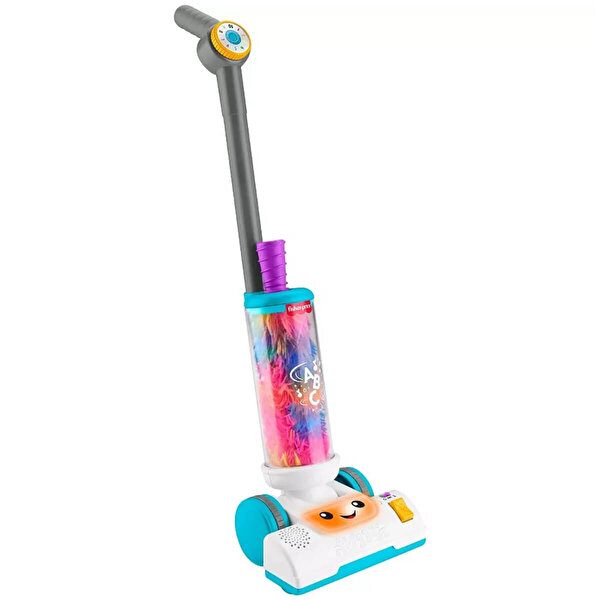 Fisher Price 2'si 1 Arada  Sesli ve Işıklı Eğlen ve Öğren Süpürge JMM35