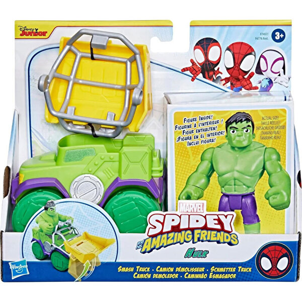 Spidey And His Amazing Friends Araç ve Fi̇gür Hulk F7457