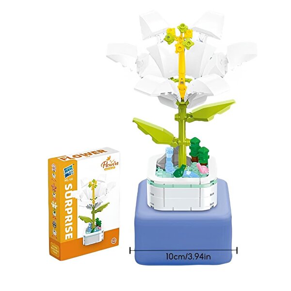 Saksıda Çiçek Yapım Seti Lily