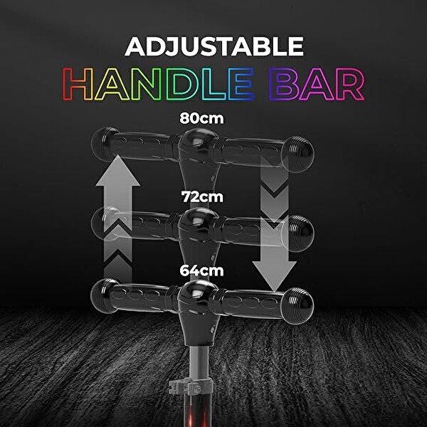 Nova Işıklı 3 Tekerlekli Scooter