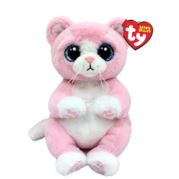 TY Beanie Babies Lillibelle Pembe Kedi 15 cm