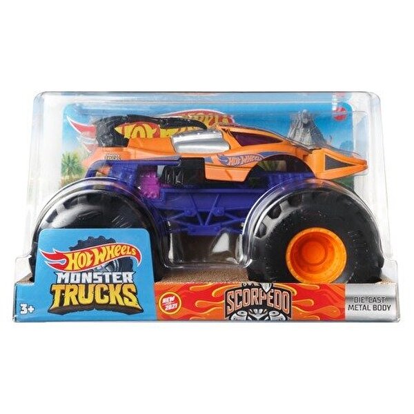 Hot Wheels Monster Trucks 1:24 Arabalar Scorpedo GTJ35