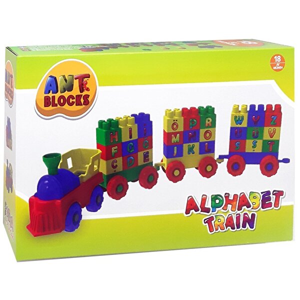 Ant Blocks 56 Parça Harfli Tren Seti