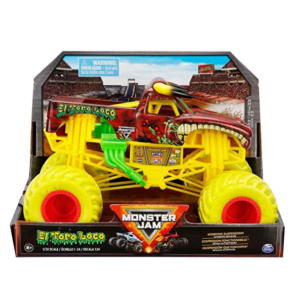 Monster Jam 1:24 Die Cast Kamyon El Toro Loco