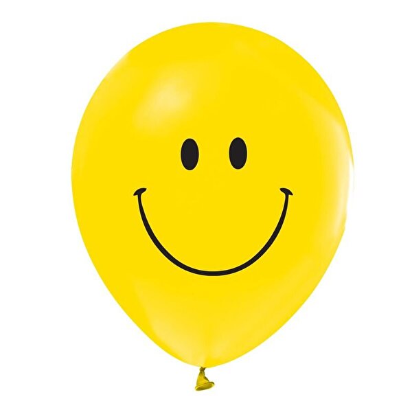 Gülen Surat Poşet İçi̇ 6'lı Balon