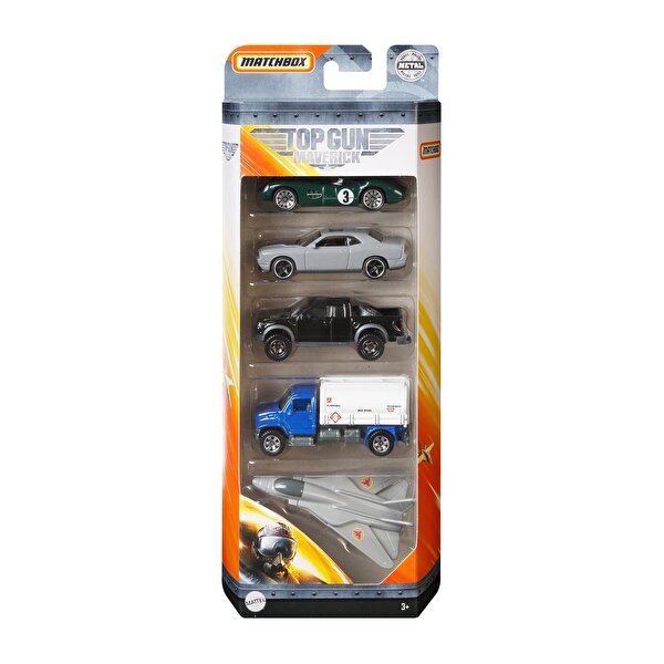 Matchbox Beşli Araba Seti Topgun Maverick II GPF96