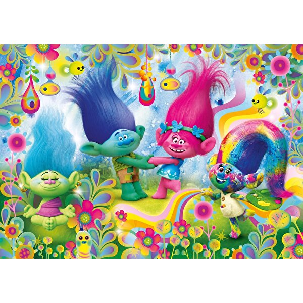 Clementoni Puzzle 24 Parça Maxi Trolls