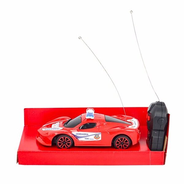 Uzaktan Kumandalı 2 Fonksiyonlu Jandarma Aracı Kırmızı