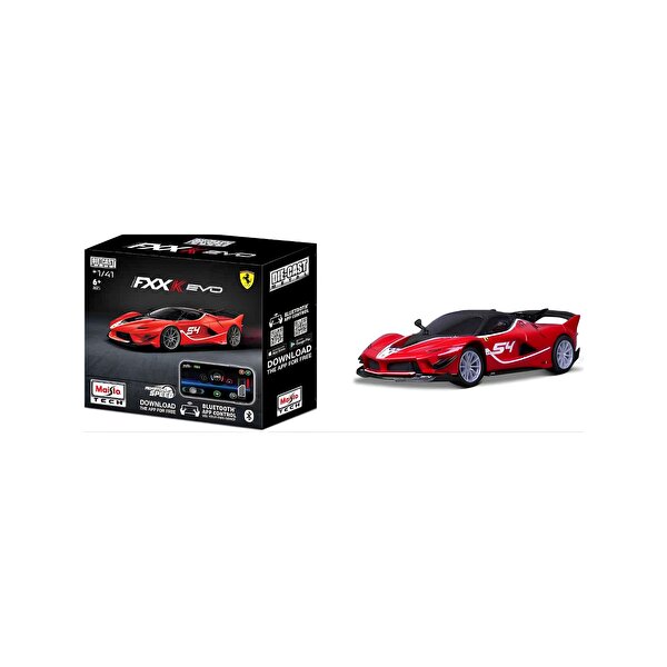 Maisto Dianomi 1:41 Ölçek Ferrari FXX K EVO Metal APP Control Kumandalı Araba